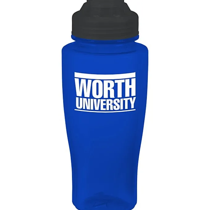 PolySure Twister Water Bottle with Flip Lid - 24 oz