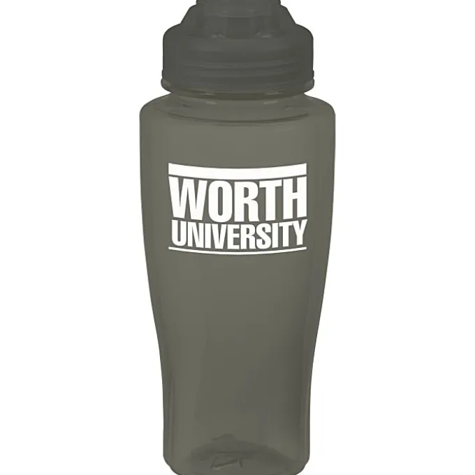 PolySure Twister Water Bottle with Flip Lid - 24 oz