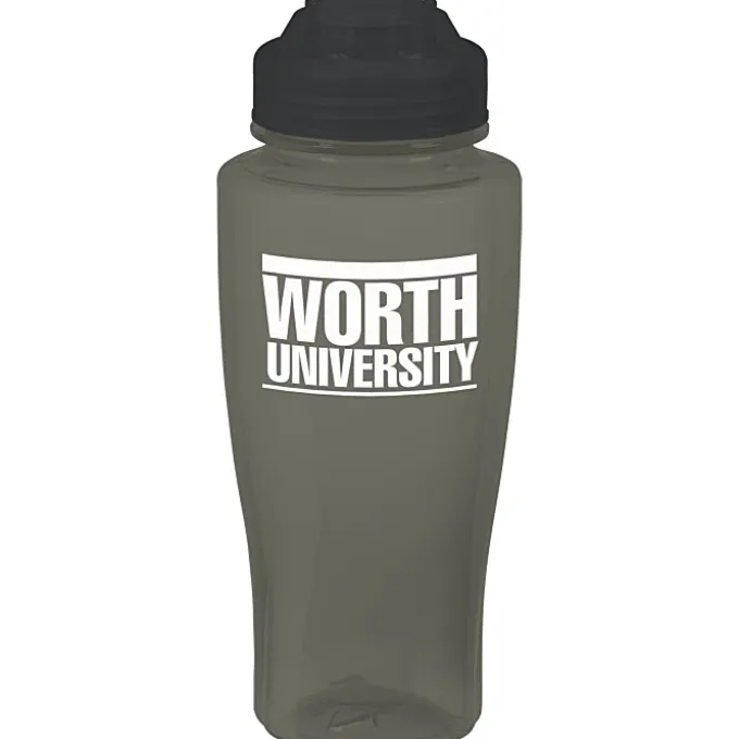 PolySure Twister Water Bottle with Flip Lid - 24 oz