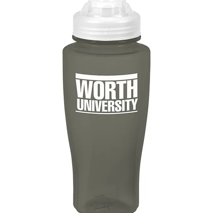 PolySure Twister Water Bottle with Flip Lid - 24 oz