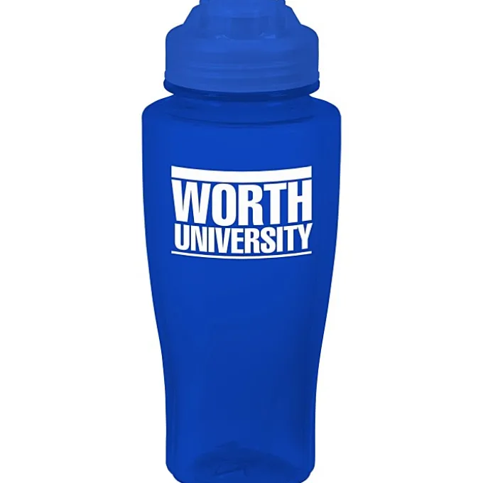 PolySure Twister Water Bottle with Flip Lid - 24 oz