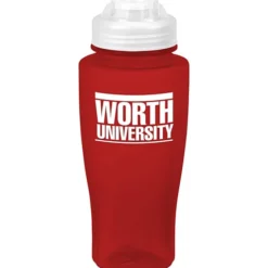 PolySure Twister Water Bottle with Flip Lid - 24 oz