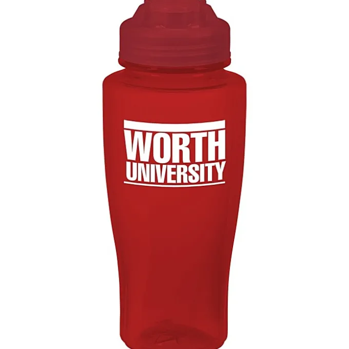 PolySure Twister Water Bottle with Flip Lid - 24 oz