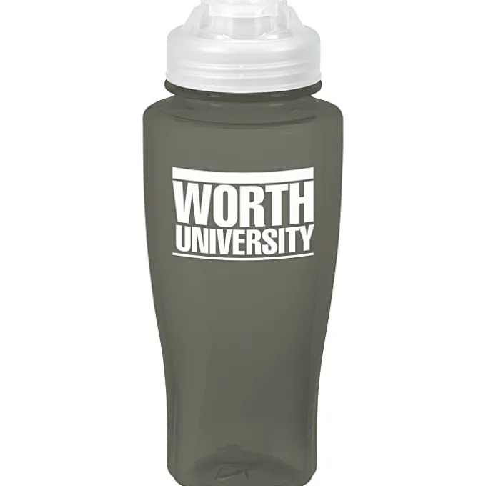 PolySure Twister Water Bottle with Flip Lid - 24 oz