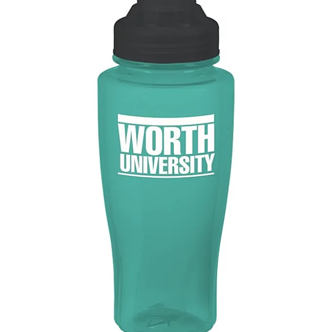 PolySure Twister Water Bottle with Flip Lid - 24 oz
