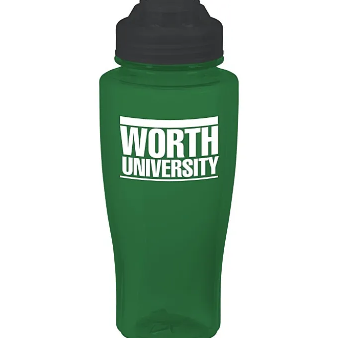 PolySure Twister Water Bottle with Flip Lid - 24 oz