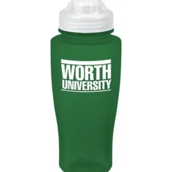 PolySure Twister Water Bottle with Flip Lid - 24 oz