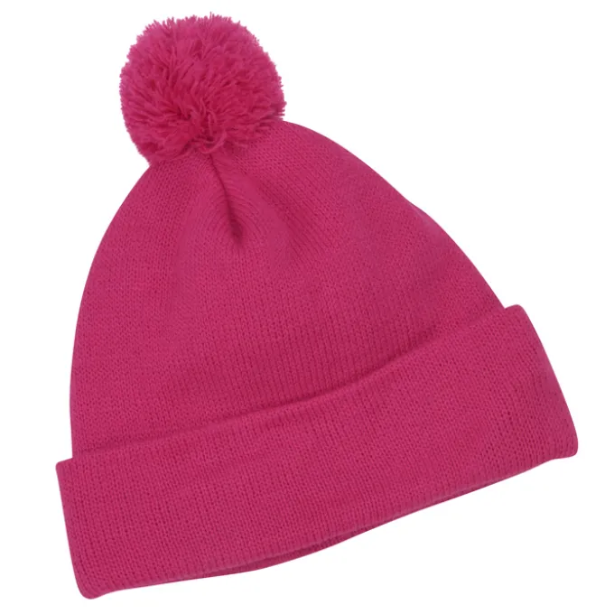 Pom Pom Cuffed Beanie