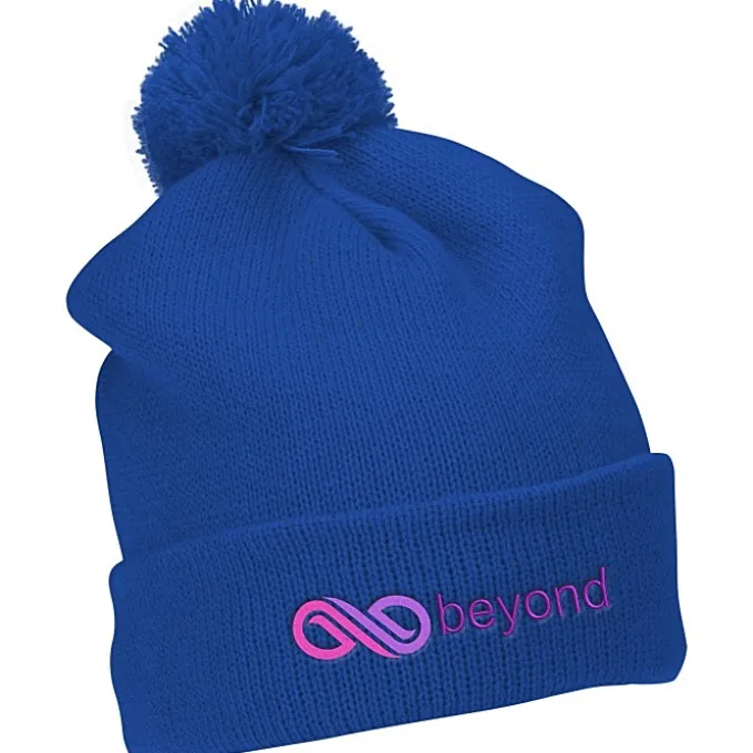 Pom Pom Cuffed Beanie