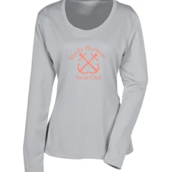 Popcorn Knit Performance Long Sleeve Tee - Ladies' - Screen
