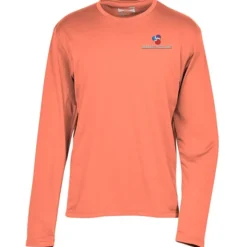 Popcorn Knit Performance Long Sleeve Tee - Men's - Embroidered