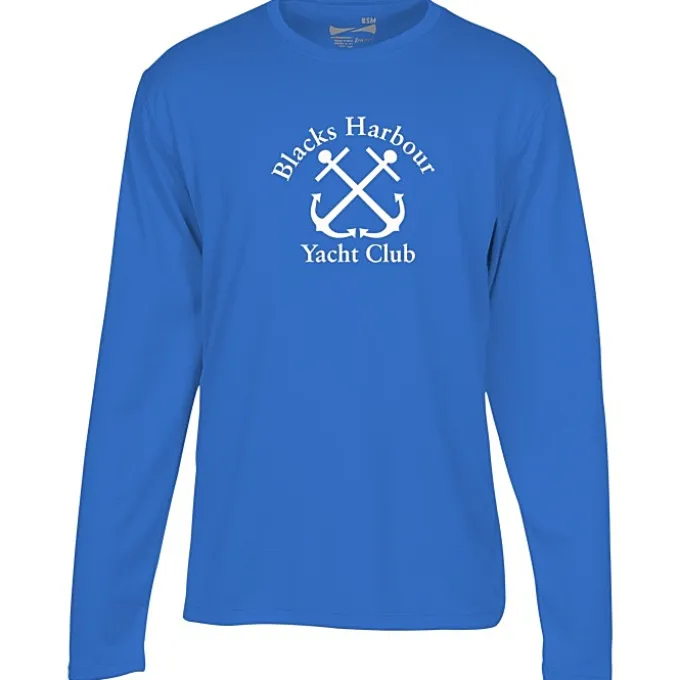 Popcorn Knit Performance Long Sleeve Tee - Men's - Screen
