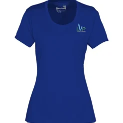 Popcorn Knit Performance Tee - Ladies' - Embroidered