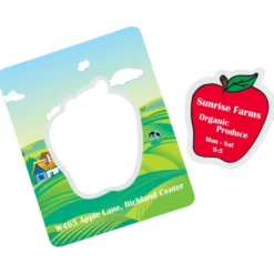 Pop Out Picture Frame Magnet - Apple