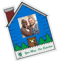 Pop Out Picture Frame Magnet - House
