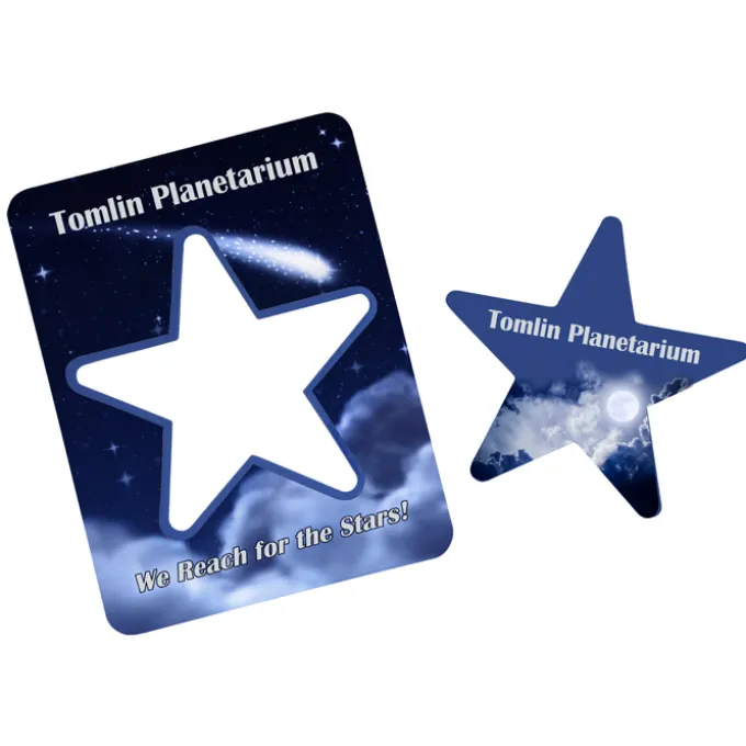 Pop Out Picture Frame Magnet - Star