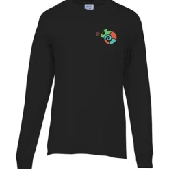 Port 50/50 Blend Long Sleeve T-Shirt - Embroidered