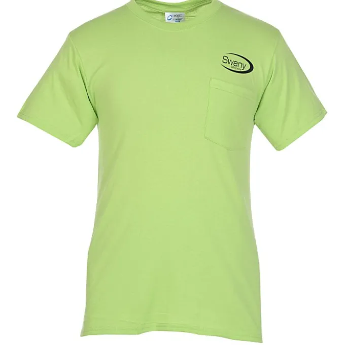 Port 50/50 Blend Pocket T-Shirt - Screen