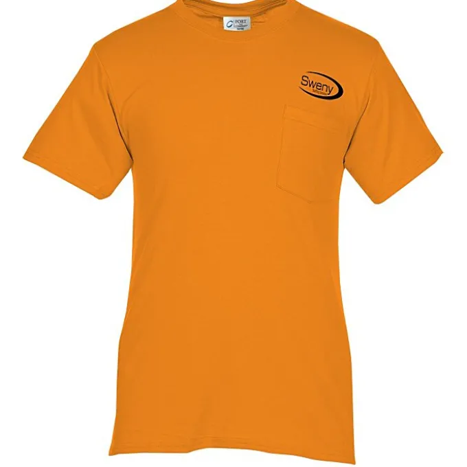 Port 50/50 Blend Pocket T-Shirt - Screen
