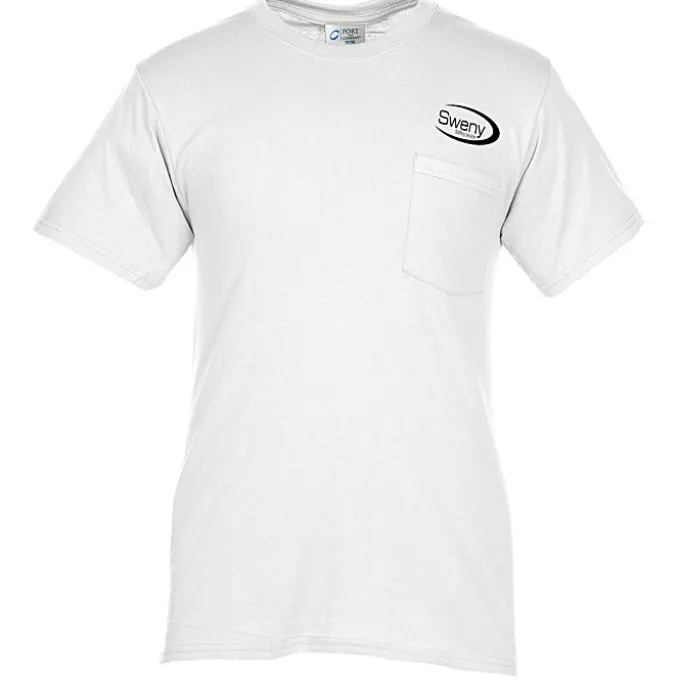 Port 50/50 Blend Pocket T-Shirt - Screen