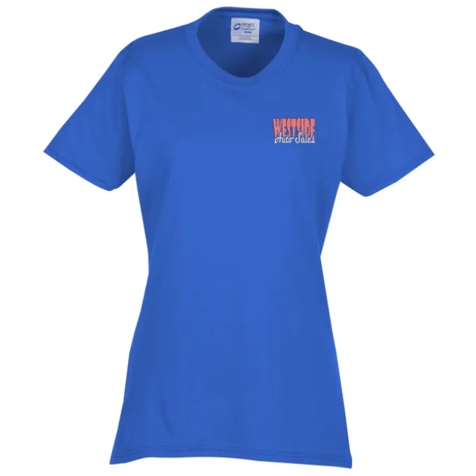 Port 50/50 Blend T-Shirt - Ladies' - Embroidered