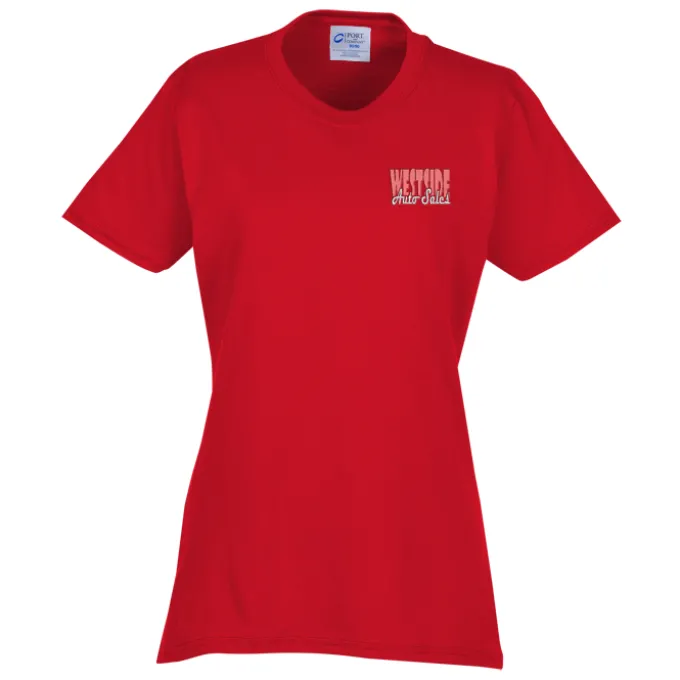 Port 50/50 Blend T-Shirt - Ladies' - Embroidered