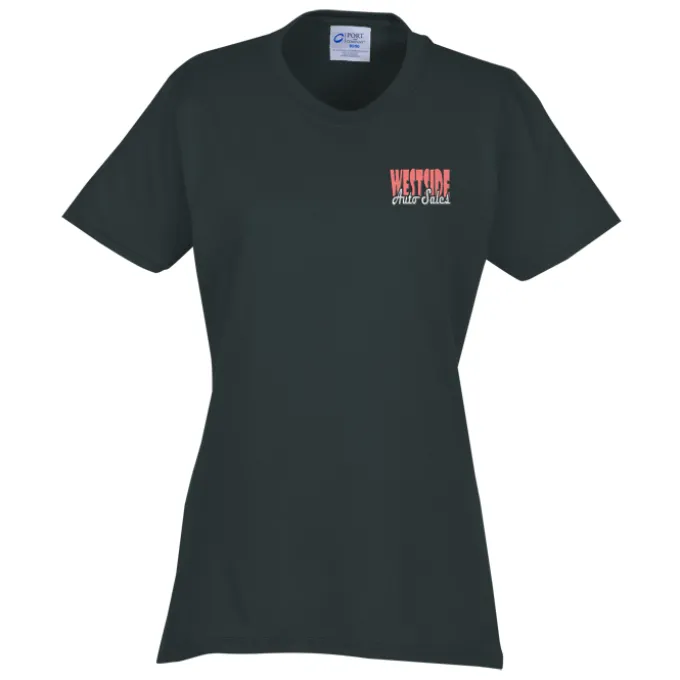 Port 50/50 Blend T-Shirt - Ladies' - Embroidered