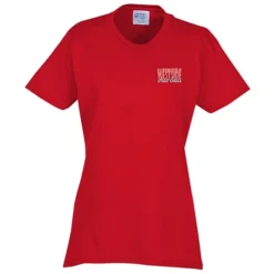 Port 50/50 Blend T-Shirt - Ladies' - Embroidered - 24 hr