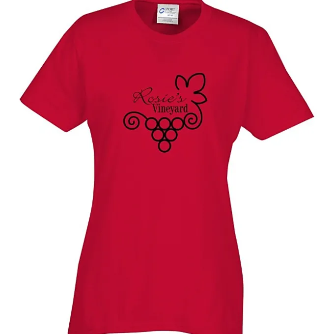 Port 50/50 Blend T-Shirt - Ladies' - Screen - 24 hr