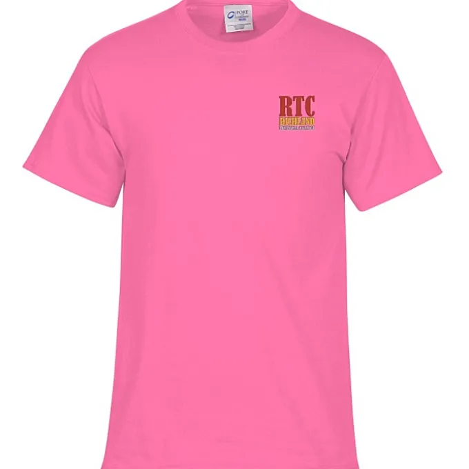Port 50/50 Blend T-Shirt - Men's - Embroidered