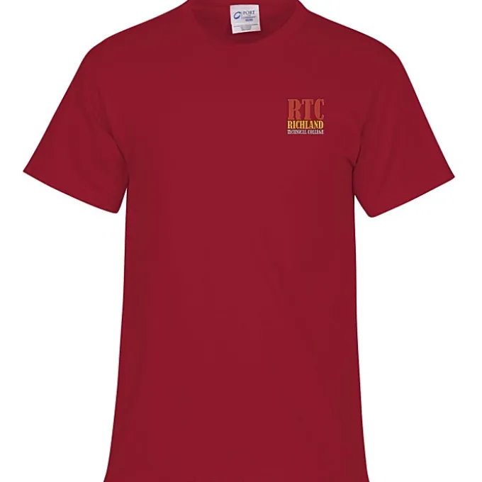 Port 50/50 Blend T-Shirt - Men's - Embroidered