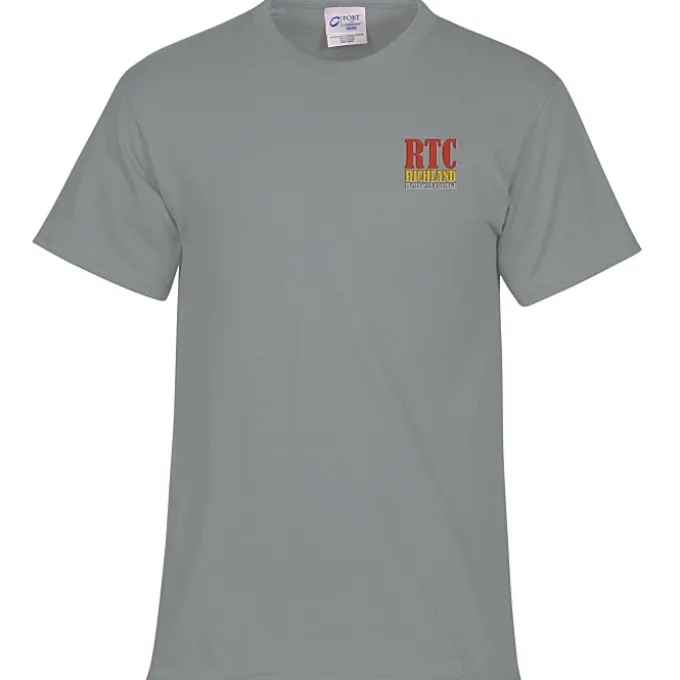 Port 50/50 Blend T-Shirt - Men's - Embroidered