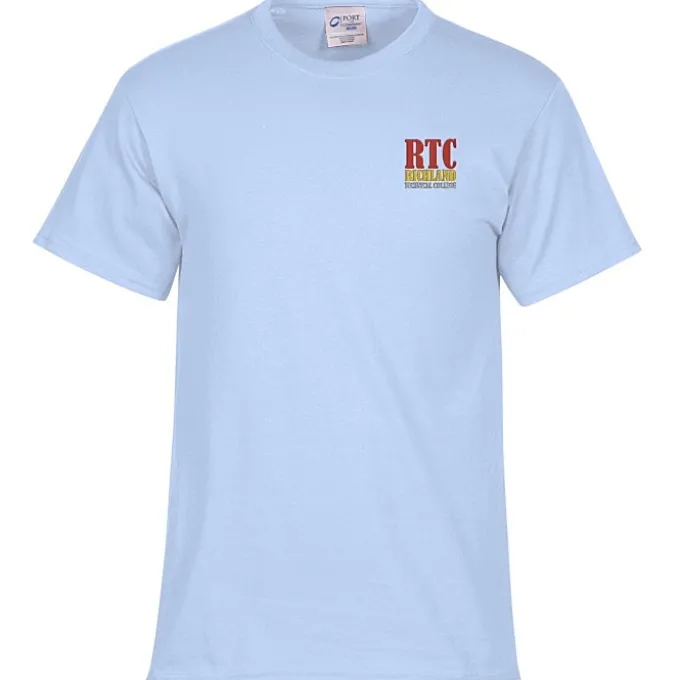 Port 50/50 Blend T-Shirt - Men's - Embroidered