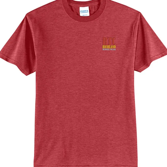 Port 50/50 Blend T-Shirt - Men's - Embroidered