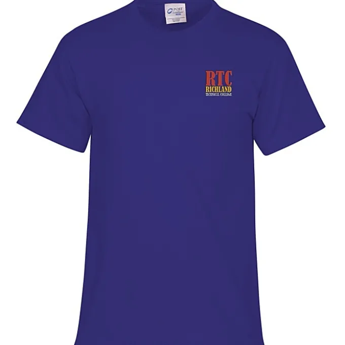 Port 50/50 Blend T-Shirt - Men's - Embroidered