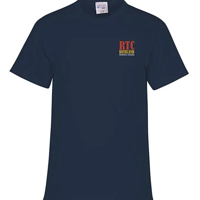 Port 50/50 Blend T-Shirt - Men's - Embroidered