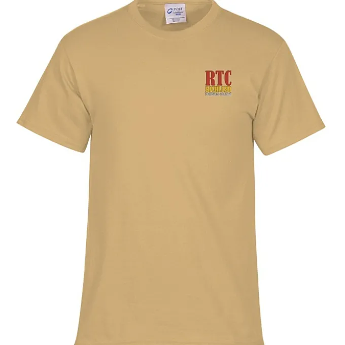 Port 50/50 Blend T-Shirt - Men's - Embroidered