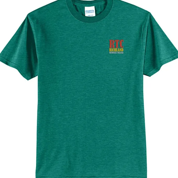 Port 50/50 Blend T-Shirt - Men's - Embroidered