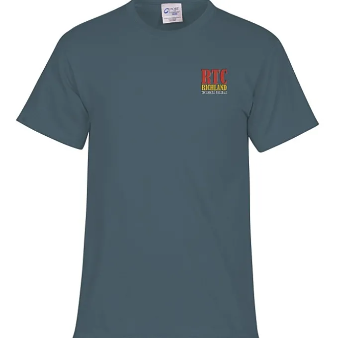Port 50/50 Blend T-Shirt - Men's - Embroidered