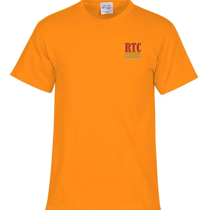 Port 50/50 Blend T-Shirt - Men's - Embroidered