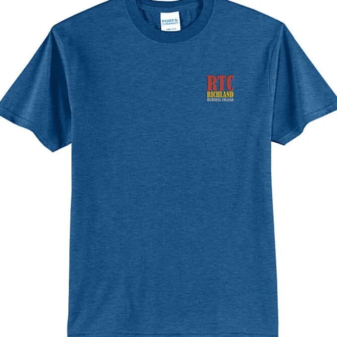 Port 50/50 Blend T-Shirt - Men's - Embroidered