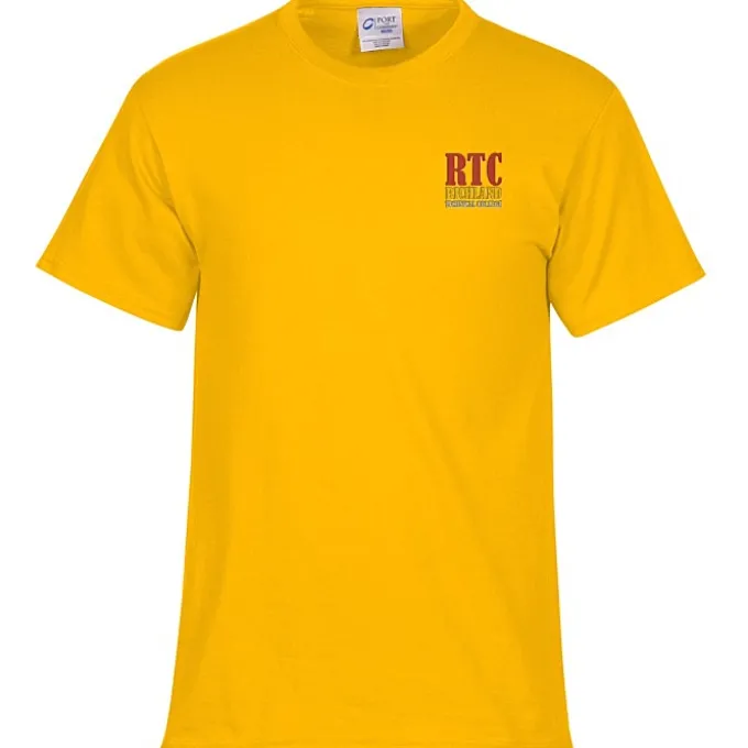 Port 50/50 Blend T-Shirt - Men's - Embroidered
