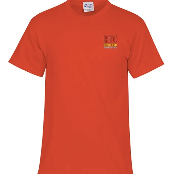 Port 50/50 Blend T-Shirt - Men's - Embroidered
