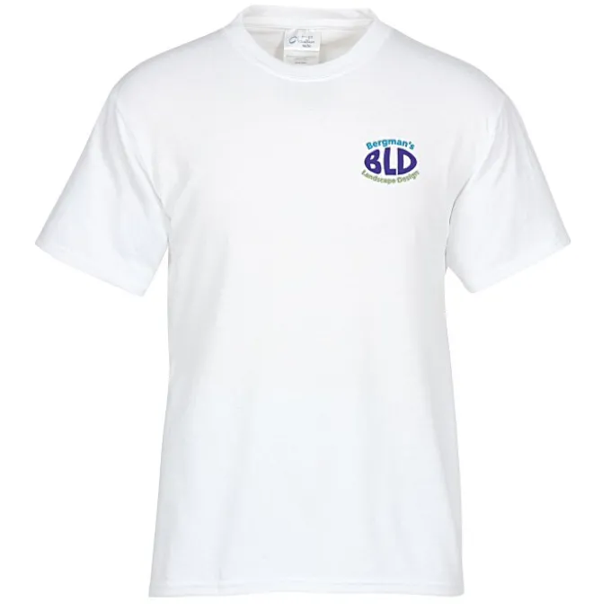 Port 50/50 Blend T-Shirt - Men's - Embroidered