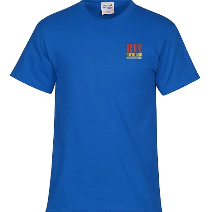 Port 50/50 Blend T-Shirt - Men's - Embroidered