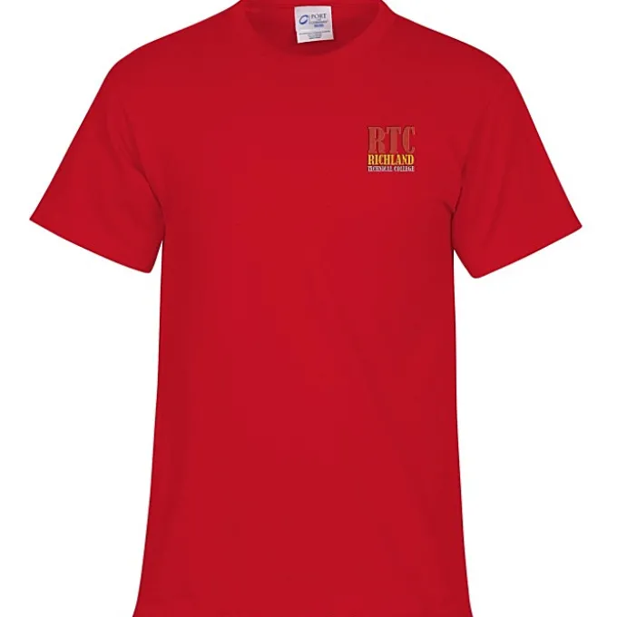 Port 50/50 Blend T-Shirt - Men's - Embroidered