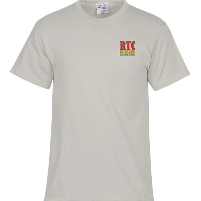 Port 50/50 Blend T-Shirt - Men's - Embroidered - 24 hr