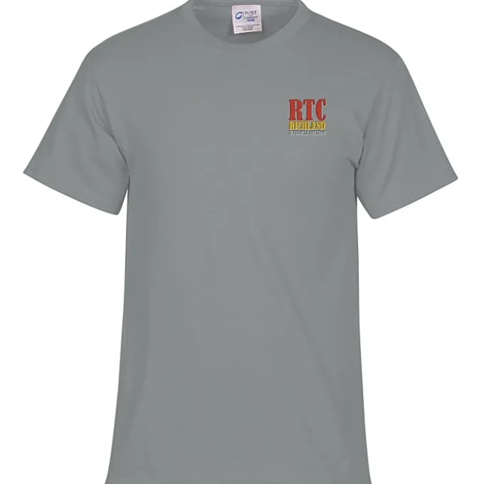 Port 50/50 Blend T-Shirt - Men's - Embroidered - 24 hr