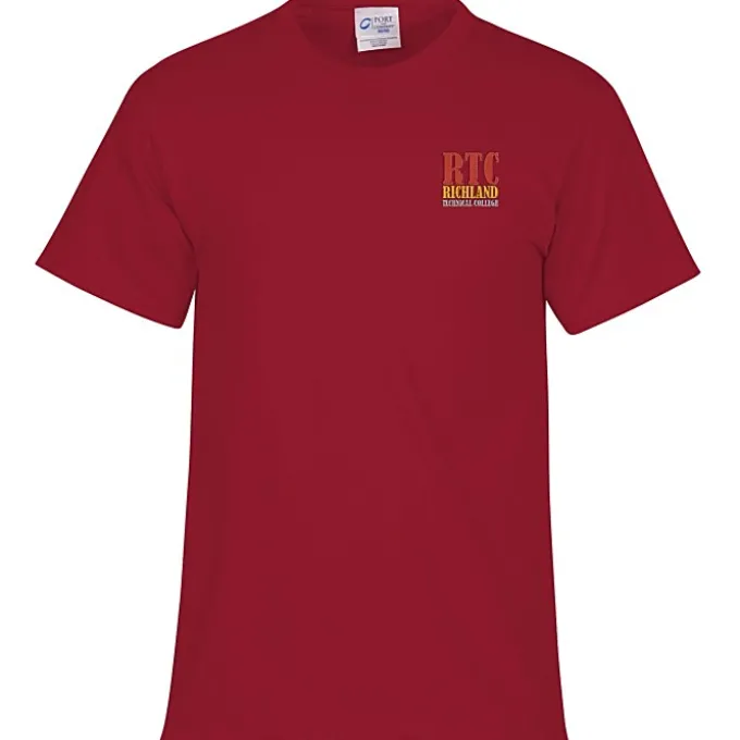 Port 50/50 Blend T-Shirt - Men's - Embroidered - 24 hr