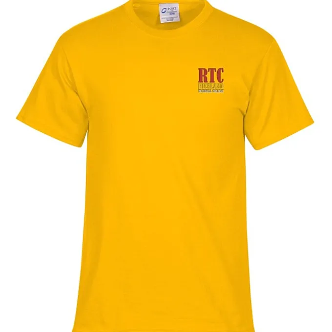 Port 50/50 Blend T-Shirt - Men's - Embroidered - 24 hr